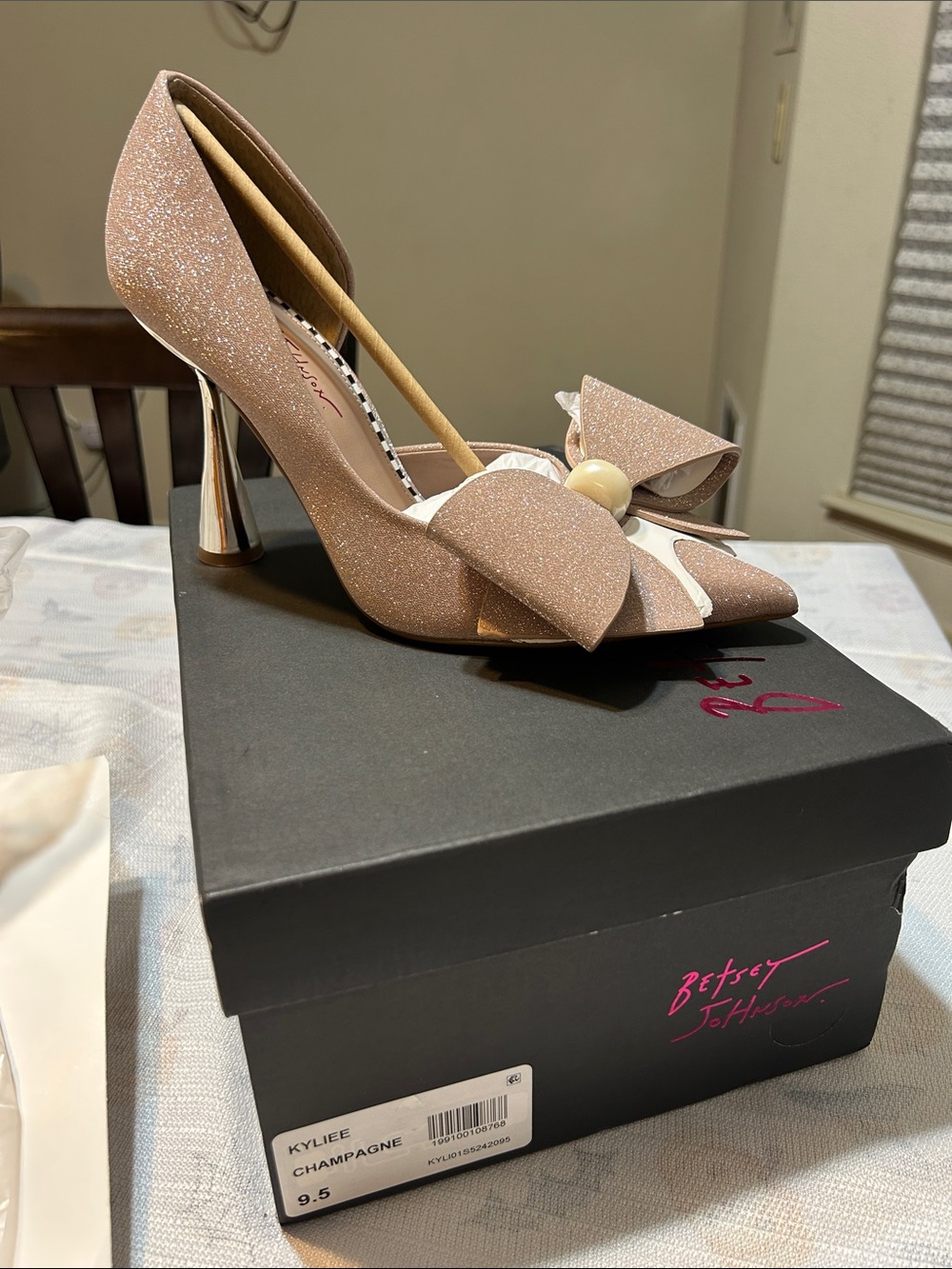 Betsey Johnson Kyliee Champagne Heel
